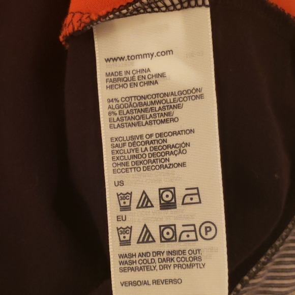 Tommy Hilfiger 3/4 Sleeve Rugby Colorblock Polo Shirt - Picture 8 of 8